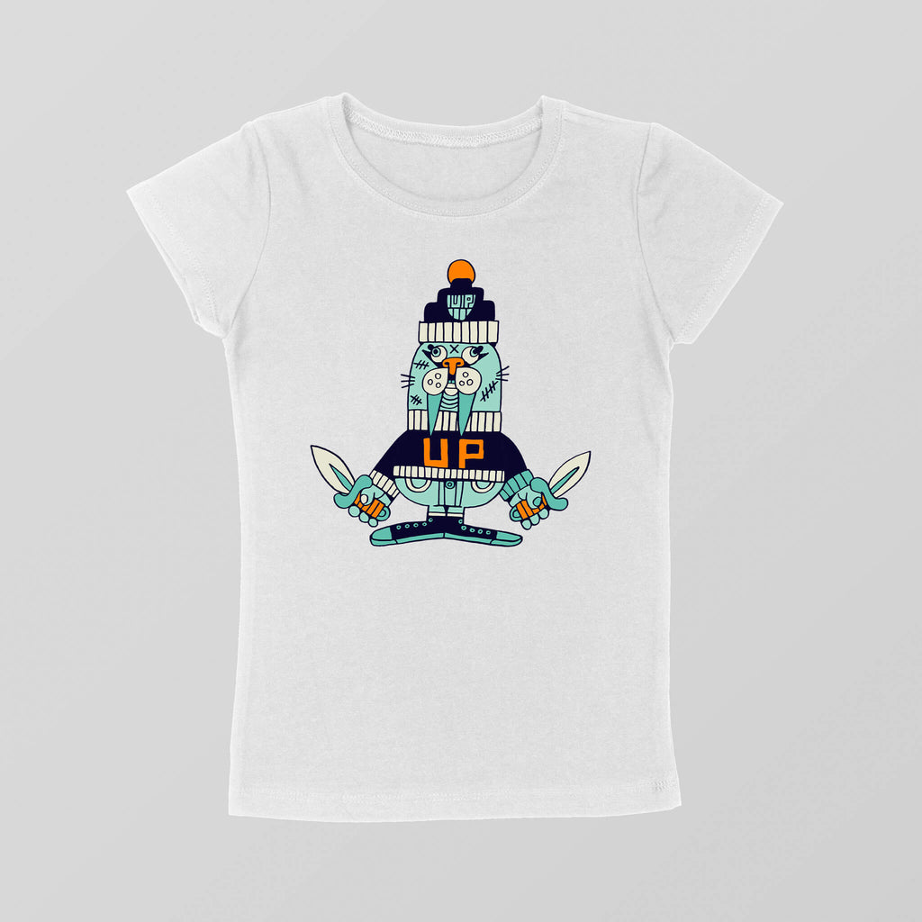 strikeforce - KNIVES OUT IN MINT GIRL'S TEE