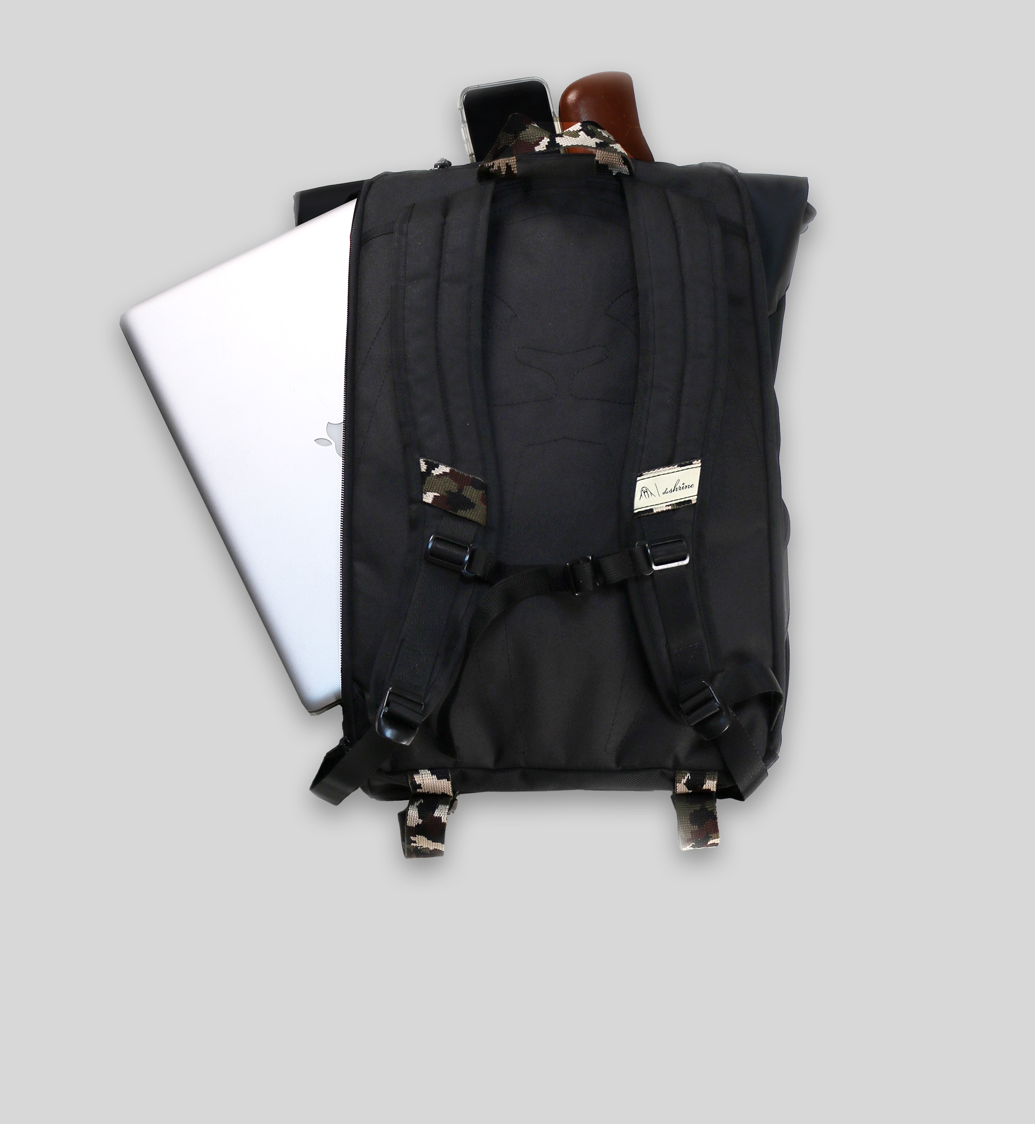 The Shrine x UP Sneakerhead Rolltop Backpack The Shrine x UP Sneakerhead Rolltop Backpack