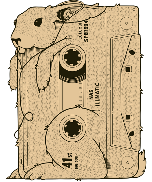 ILL RABBIT MEN'S TEE