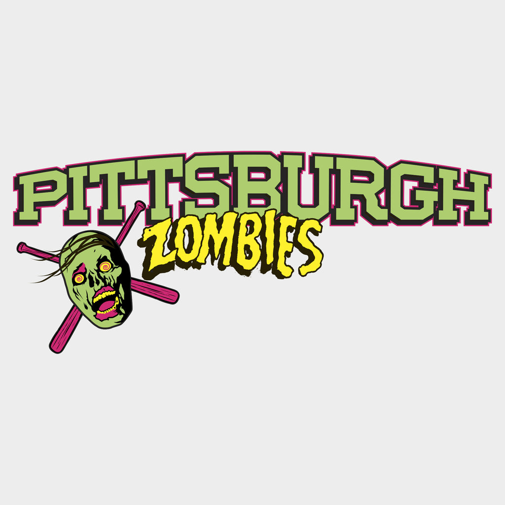 strikeforce - UPLB Pittsburgh Zombies Baseball Sleeve 3/4 SLEEVE