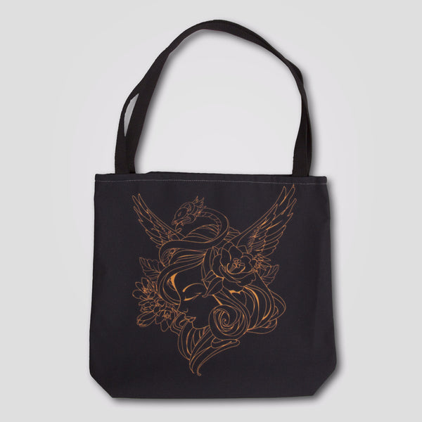 MWW - Snake Girl Tote by Sam Flores