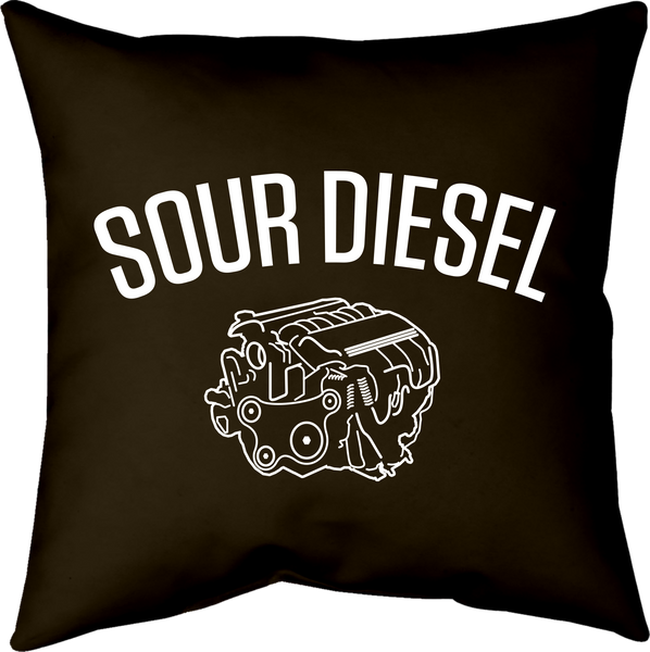 MWW - Sour Diesel Pillow Cover by Upper Playground