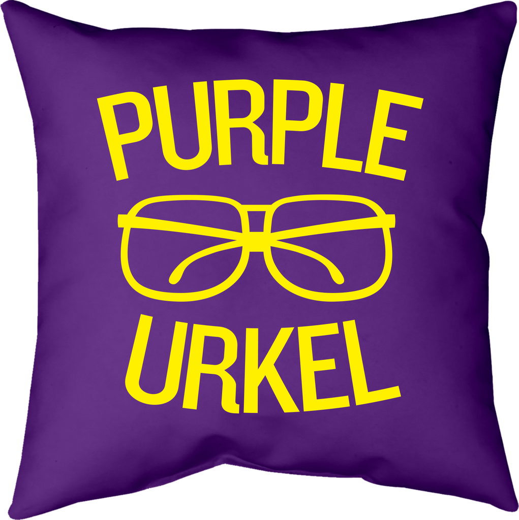 MWW - Purple Urkel Pillow Cover by Upper Playground