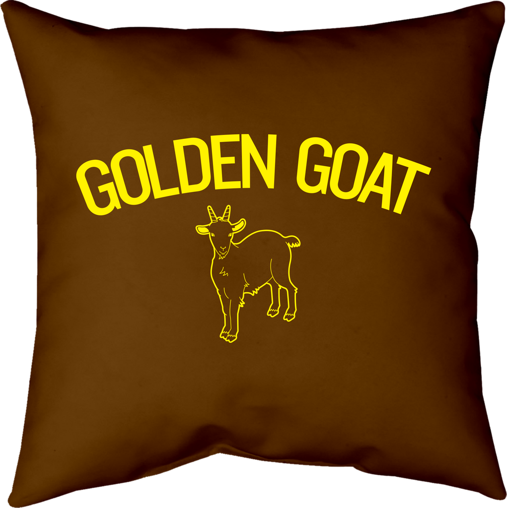 MWW - Golden Goat Pillow Cover by Upper Playground