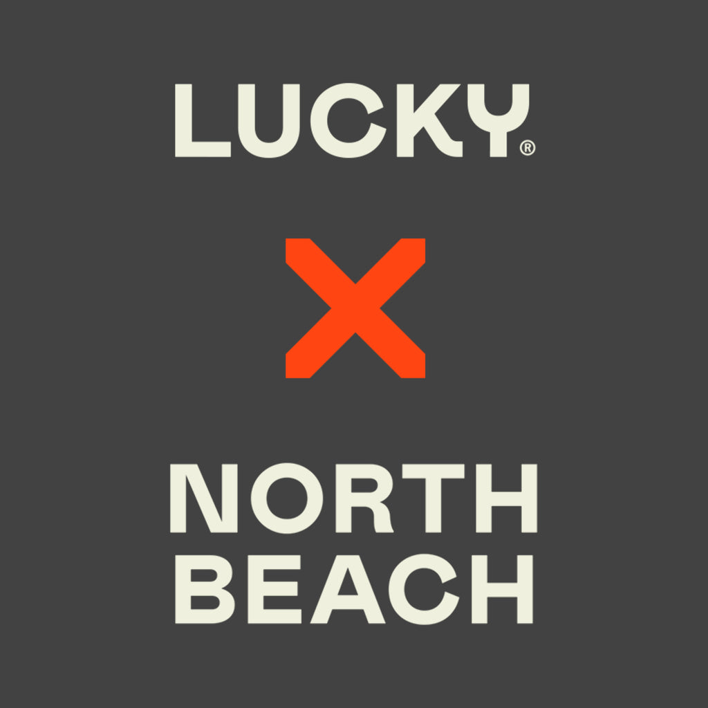 strikeforce - LUCKY X NORTH BEACH - BLACK WOMEN'S CREW TEE