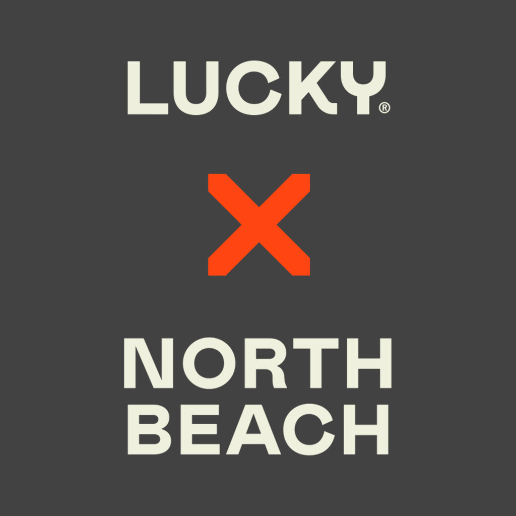 strikeforce - LUCKY X NORTH BEACH - BLACK WOMEN'S SCOOP NECK SWEATSHIRT