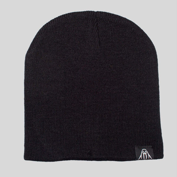 Upper Playground - Lux - Walrus Label Beanie in Black