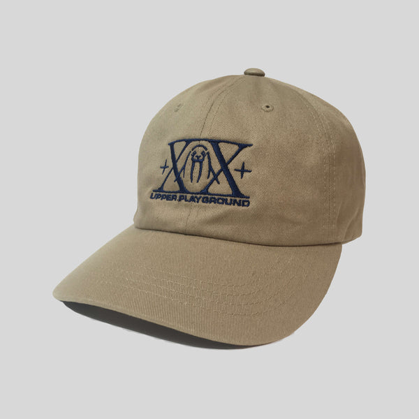 Upper Playground - Lux - XX 20th Anniversary Dad Hat in Navy/Khaki