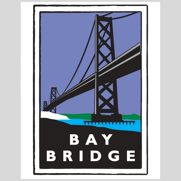 Upper Playground - Lux - Bay Bridge Print by Dustin Canalin