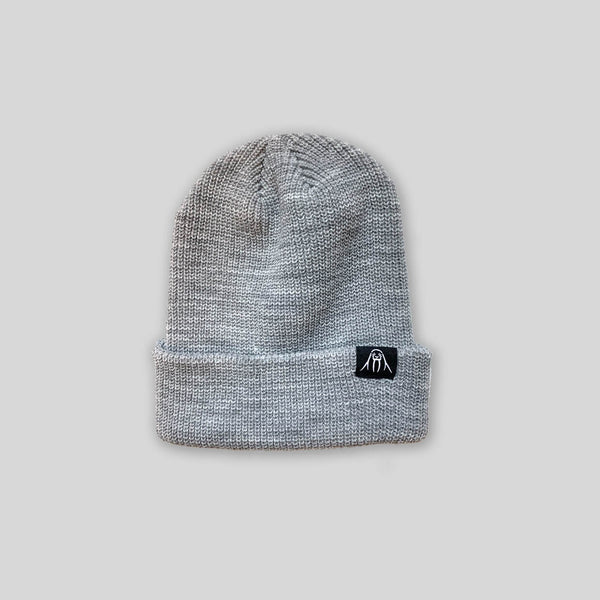 Upper Playground - Lux - Walrus Cuff Beanie in Light Gray