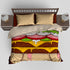 Burger Bear Duvet Cover by Jeremy Fish