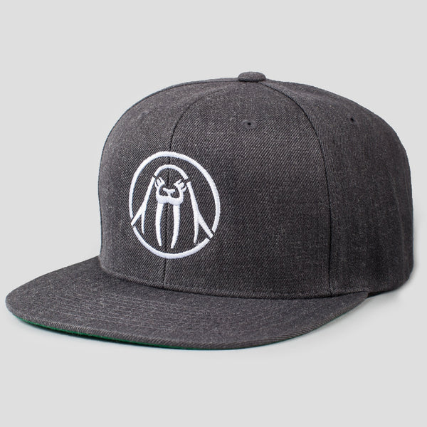Upper Playground - Lux - Circle Logo Snapback - Charcoal