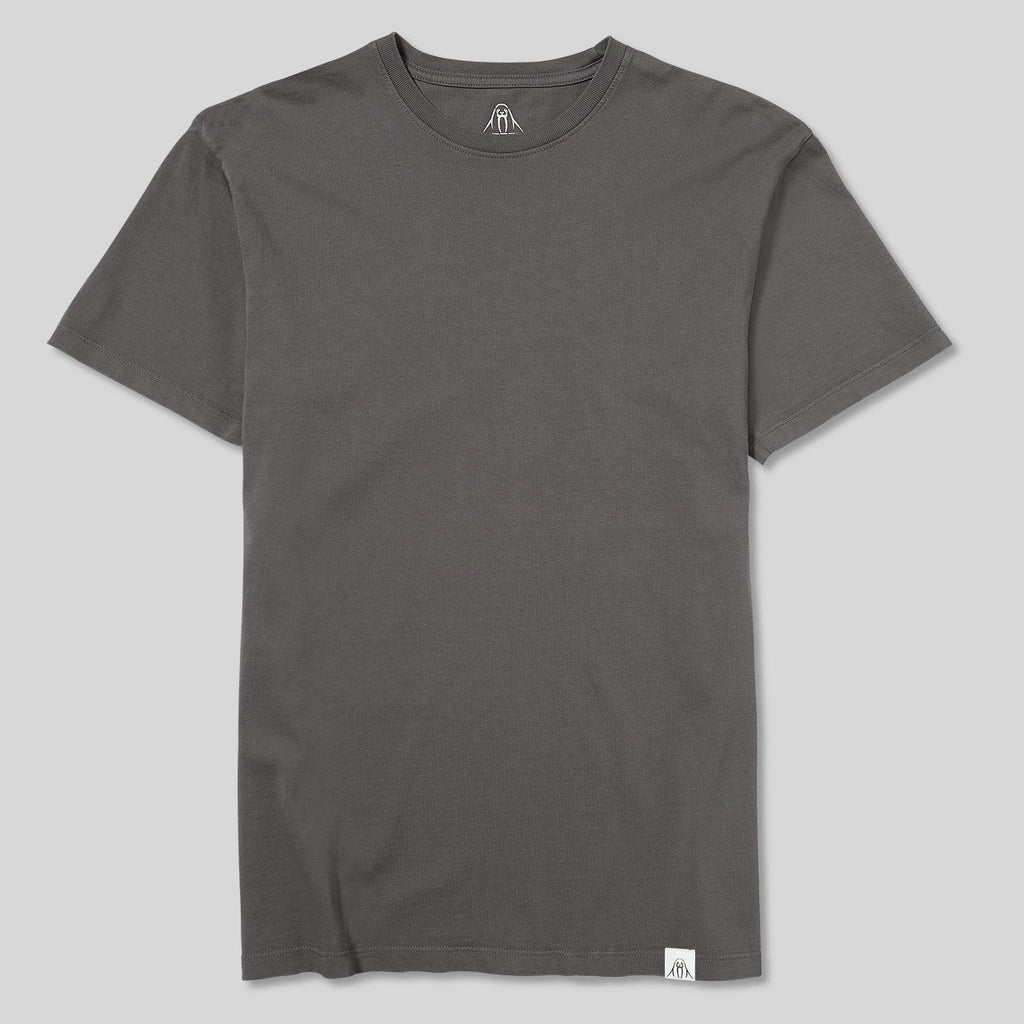 Upper Playground - Super. Basic. Premium Crewneck T-Shirt - Charcoal
