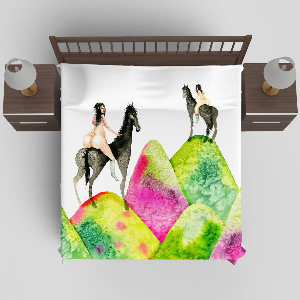 MWW - Mounds Duvet Cover by David Choe