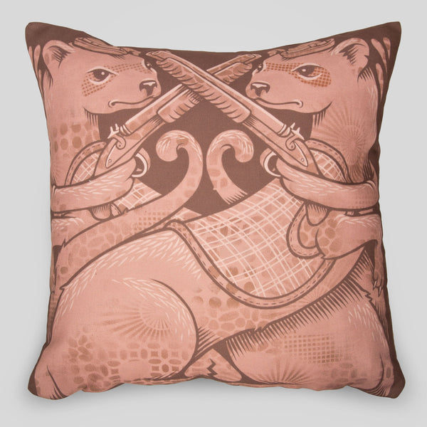 MWW - The Ferrets Pillow Cover by Jeremy Fish