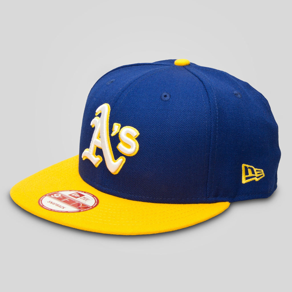 Upper Playground - Lux - Oakland A's New Era Fitted Cap in Royal/Gold