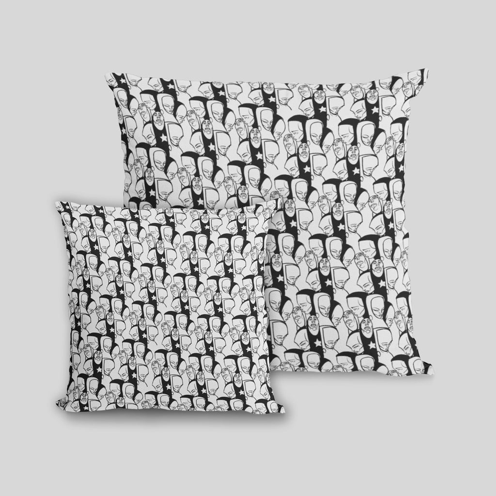 MWW - Faces Pillow Cover