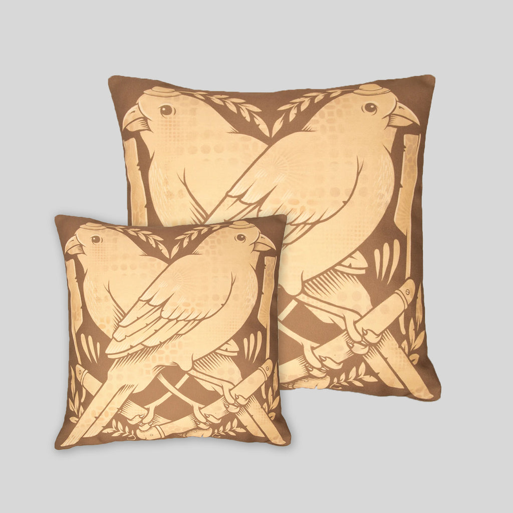 MWW - The Finches Pillow Cover by Jeremy Fish