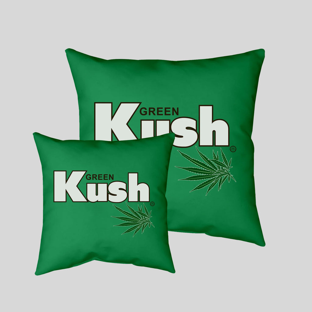 MWW - Green Kush Pillow Cover by Upper Playground