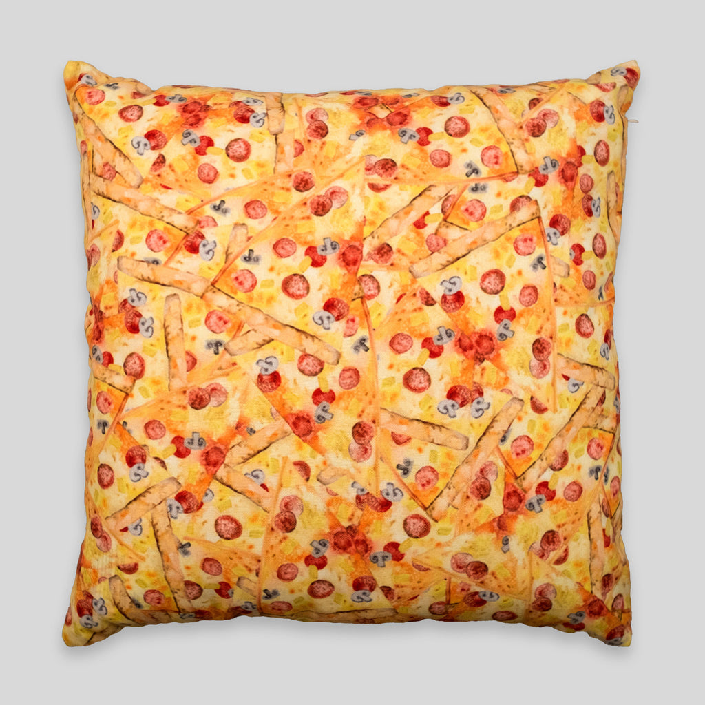 MWW - Pizza Party Pillow Cover by David Choe