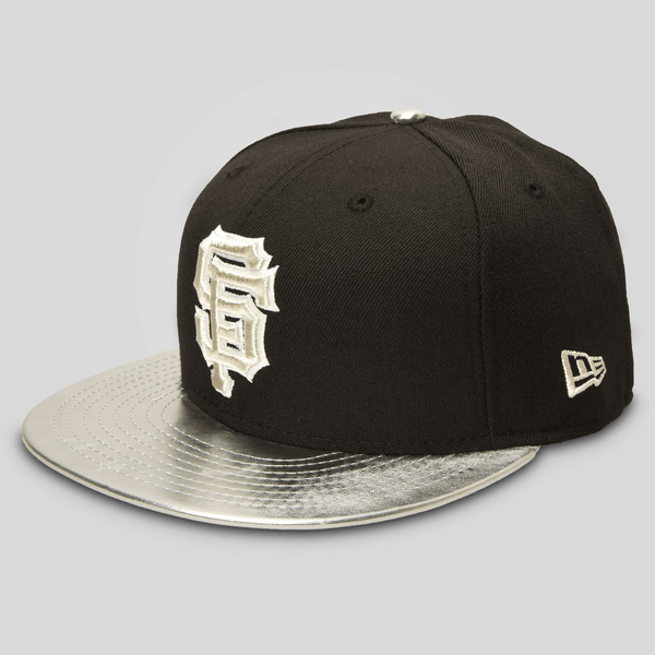 Upper Playground - Lux - SF Giants New Era Snapback in Black & Silver