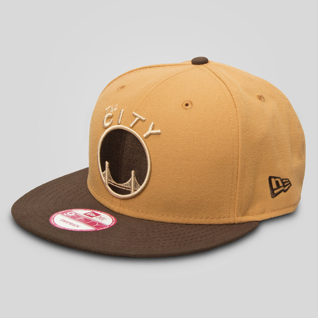 Upper Playground - Lux - THE CITY New Era Snapback in Tan/Brown