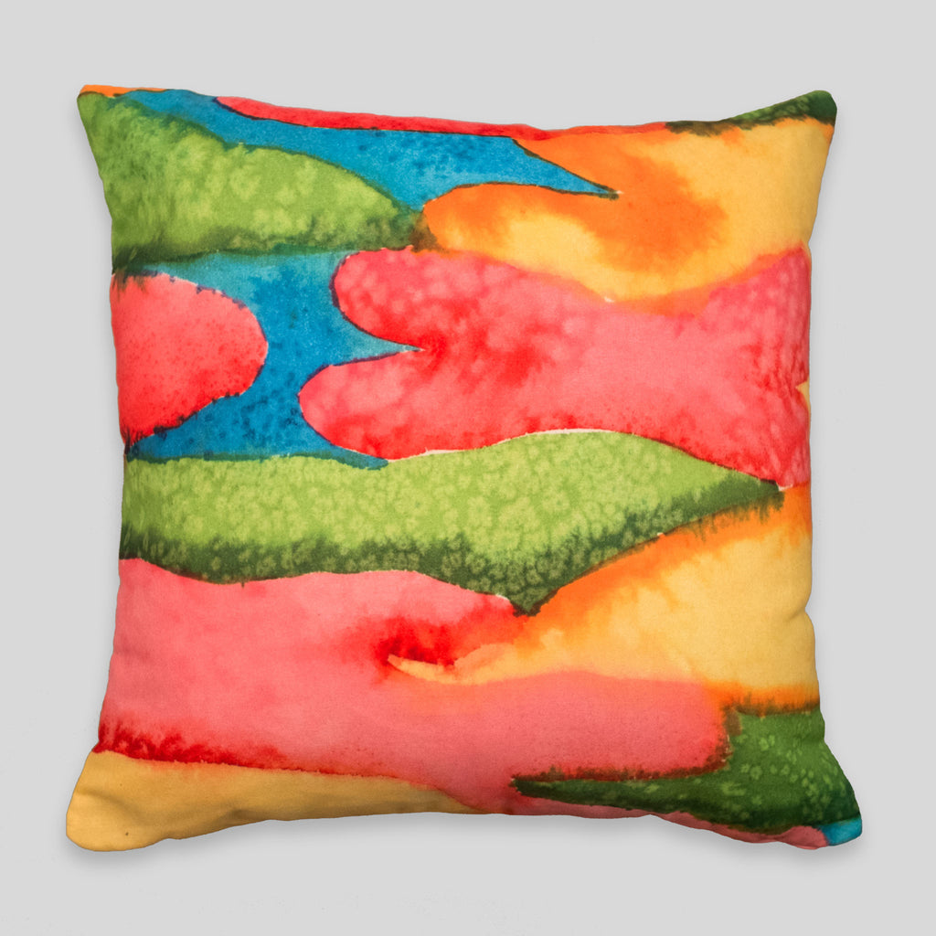 MWW - Watercolor Stains Pillow Cover by David Choe